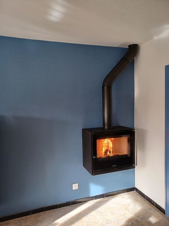 Poêle à bois modèle ZIVA de marque Oranier 6.5kw