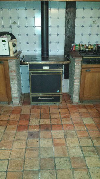 Poêle à bois de style cuisinière