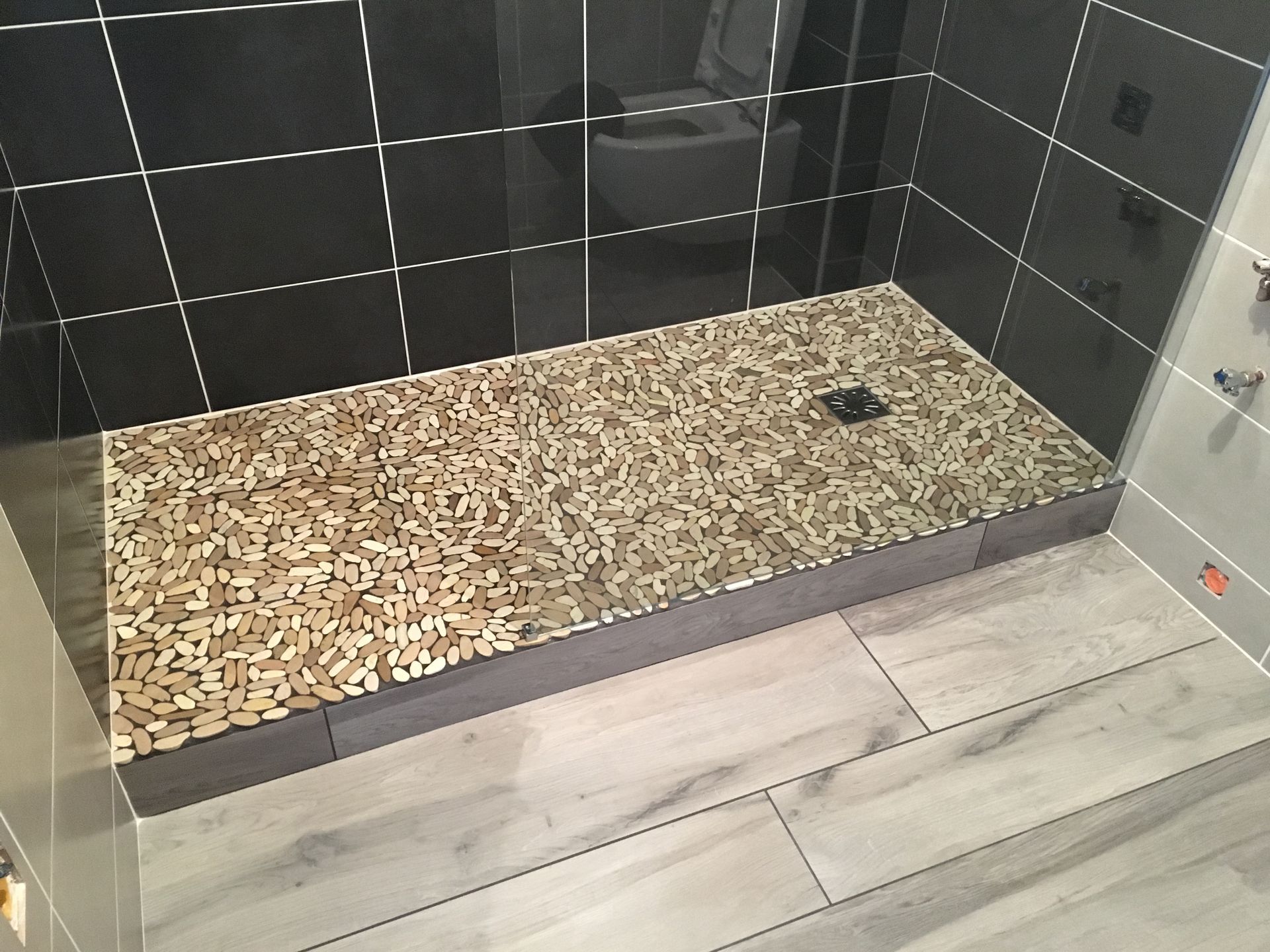 Douche à l'italienne