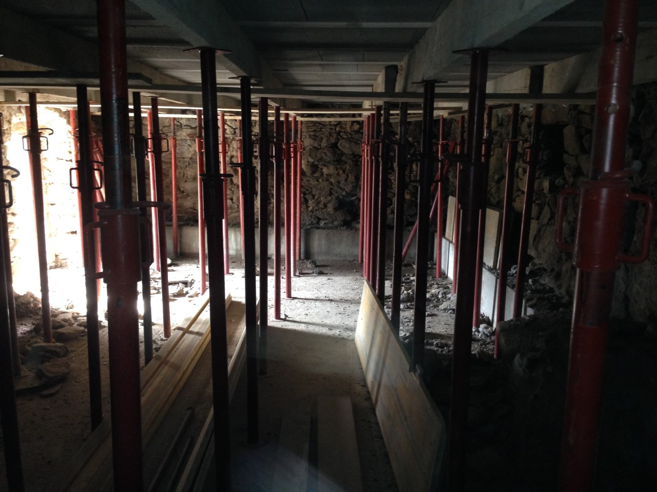 REALISATION D'UNE DALLE EN POUTRELLE HOURDIE