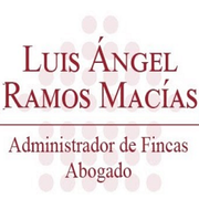 A logo for luis angel ramos macias administrador de fincas abogado