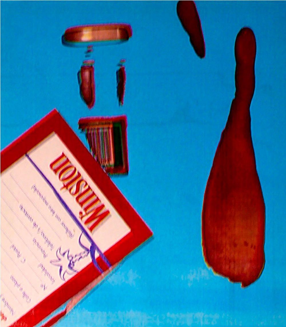 Un libro rojo con la palabra Winston.