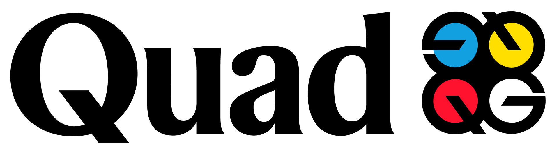 Logotipo cuádruple con la palabra 