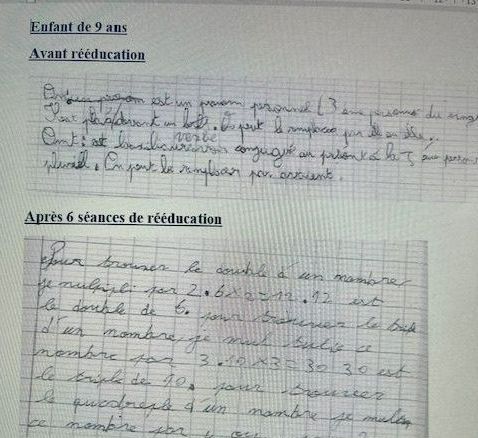 Extrait d'un compte-rendu d'une séance de graphothérapie