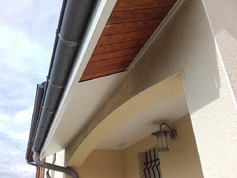 Travaux de couverture, sous-face en lambris