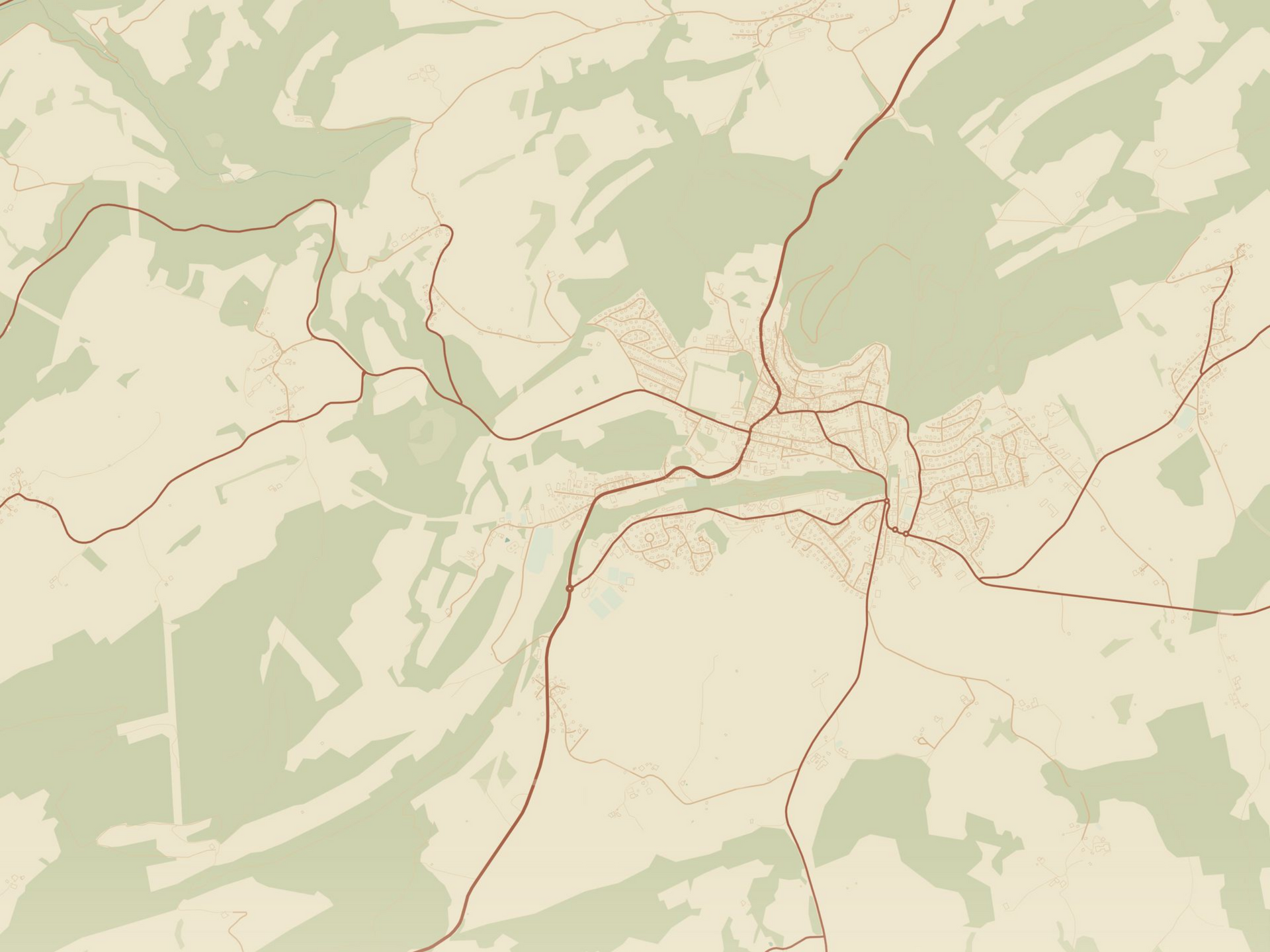 Carte de la commune de Maîche.
