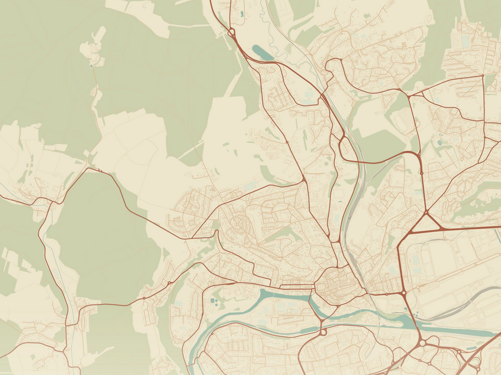 Carte de la commune de Montbéliard.