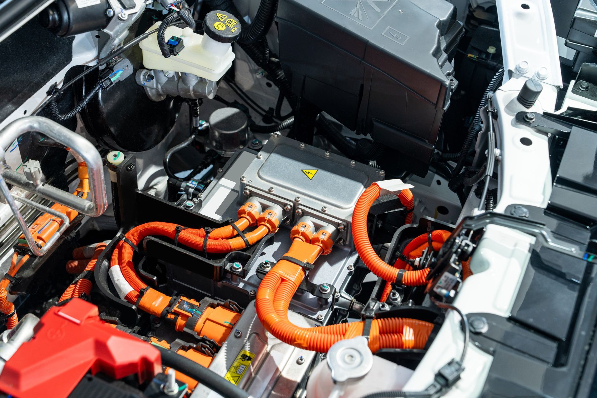 Batterie d'une voiture électrique.
