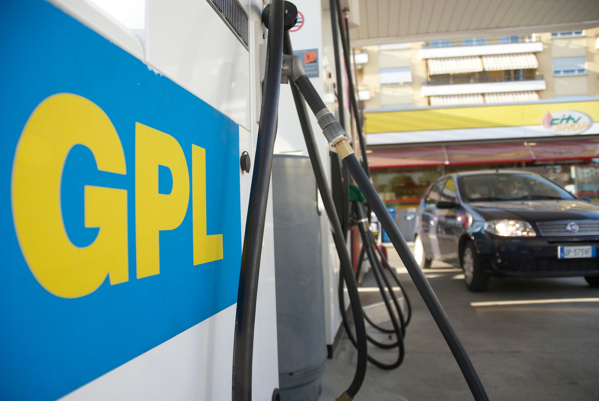 Une station de GPL.
