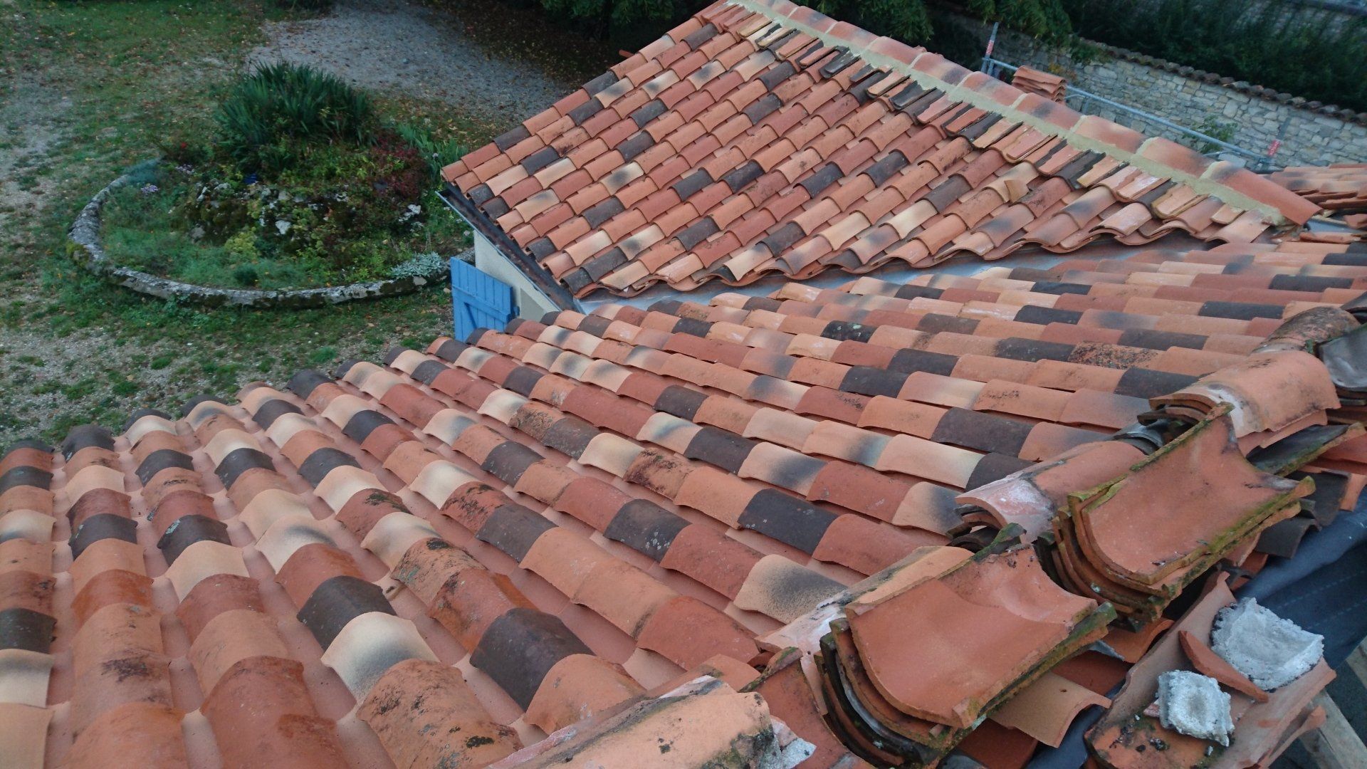 Toiture en tuiles