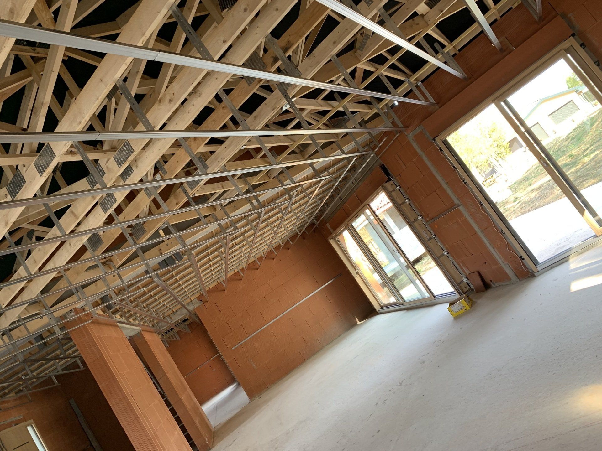 Plafond ossature industrielle