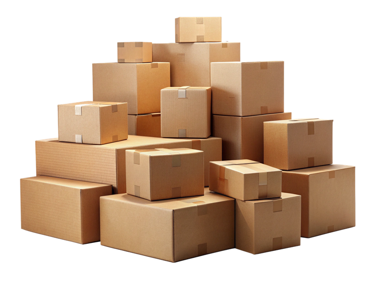 Pile de plusieurs cartons