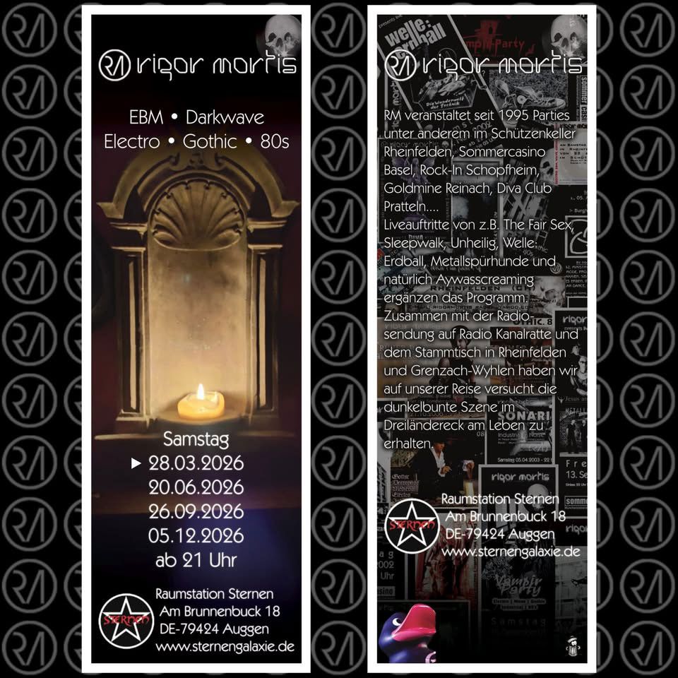 Ein Plakat für eine Party namens Ephemera's Party