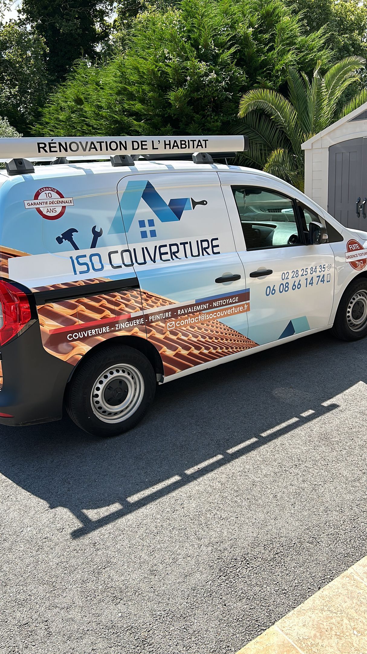 Camion de l'entreprise Iso Couverture