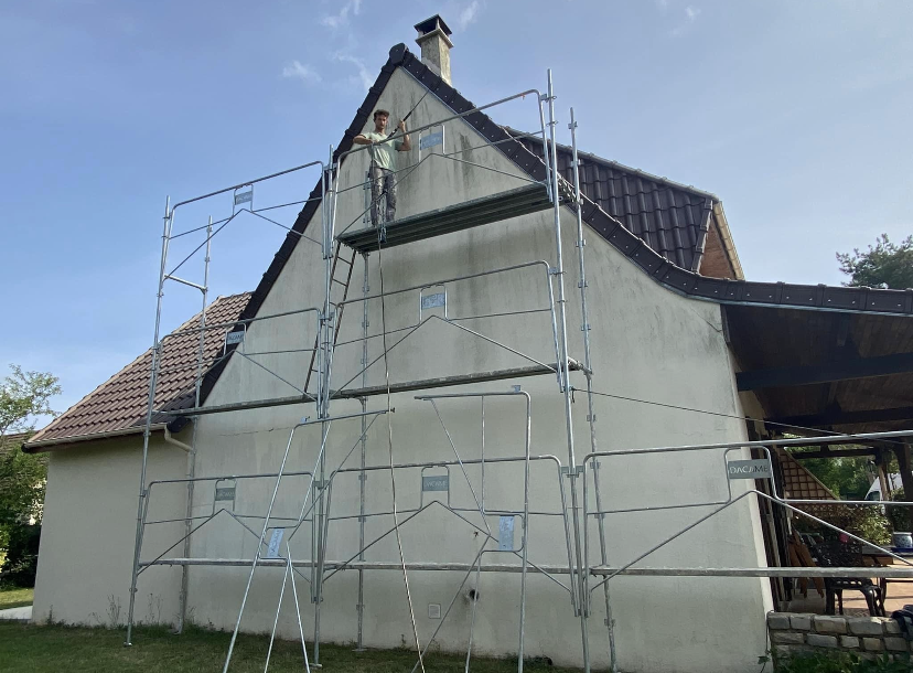 Échafaudage pour ravalement de façades