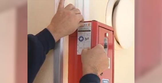 Installation extincteur