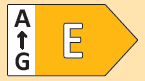 Logo classe énergétique E.