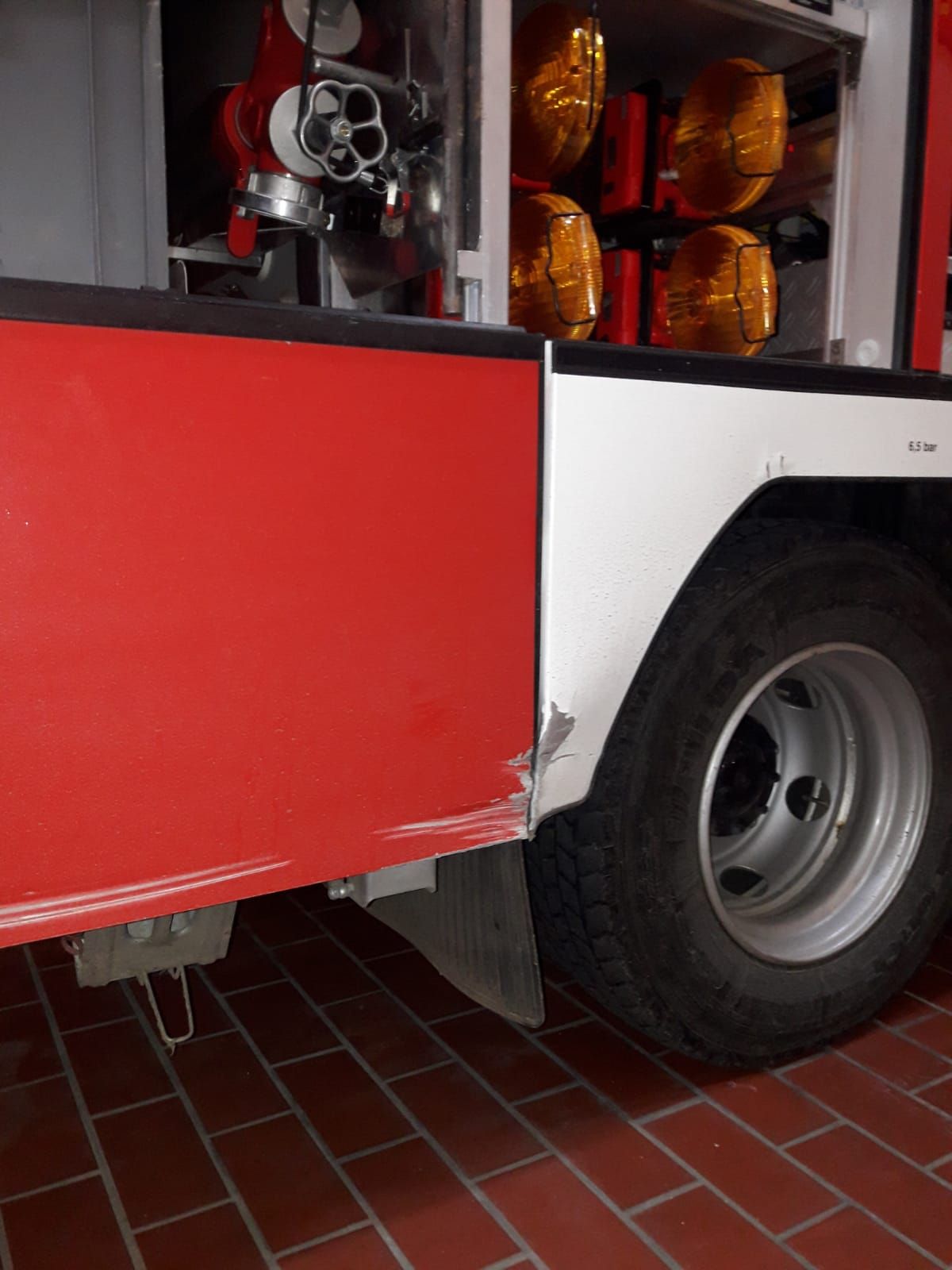Feuerwehrwagen von WFP Clean Oberflächentechnik GmbH
