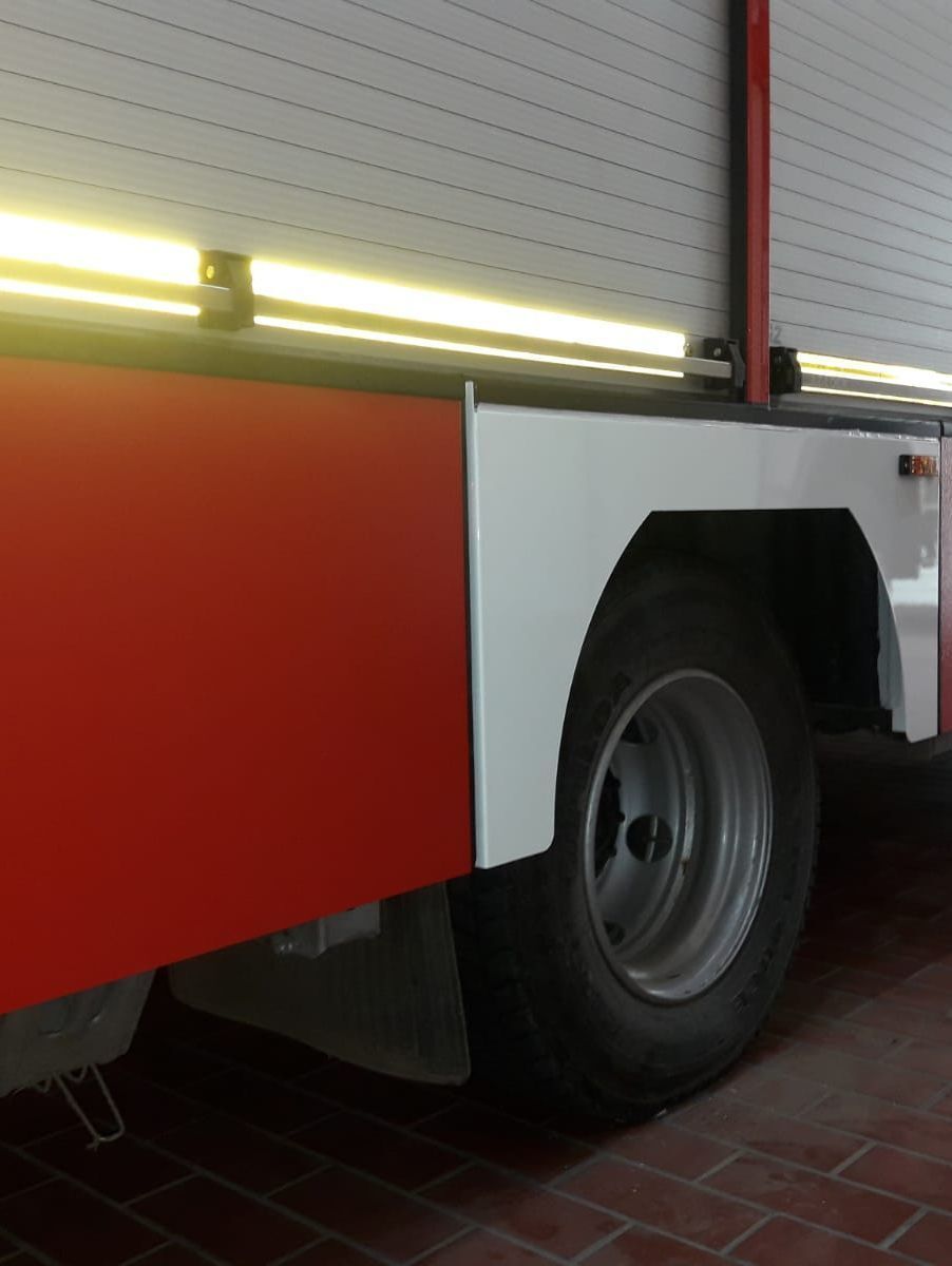 Feuerwehrwagen von WFP Clean Oberflächentechnik GmbH