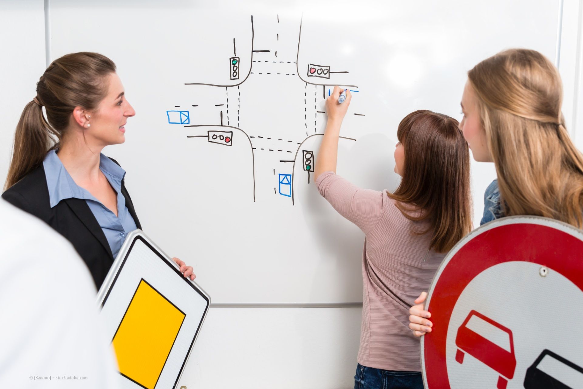 Theorieunterricht in Fahrschule