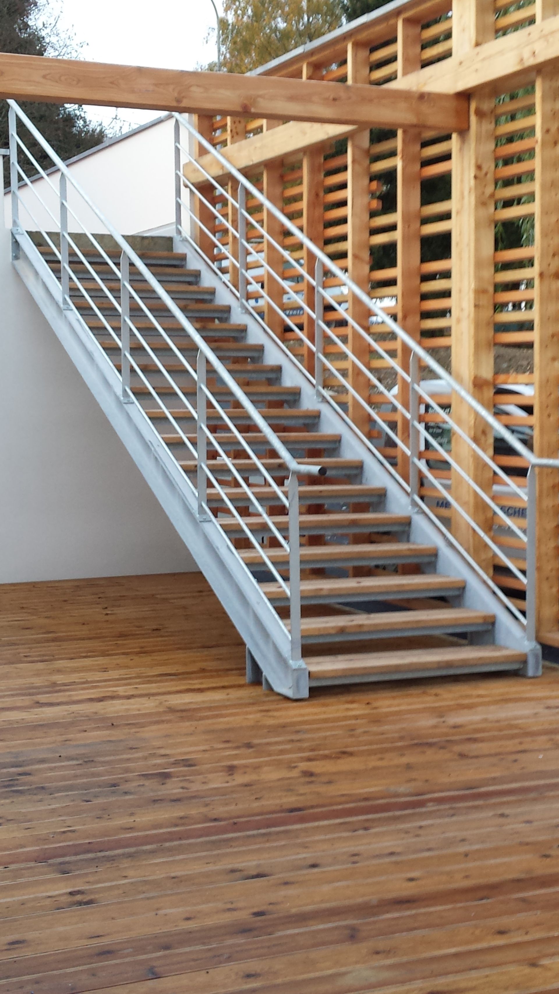Escalier intérieur en métal