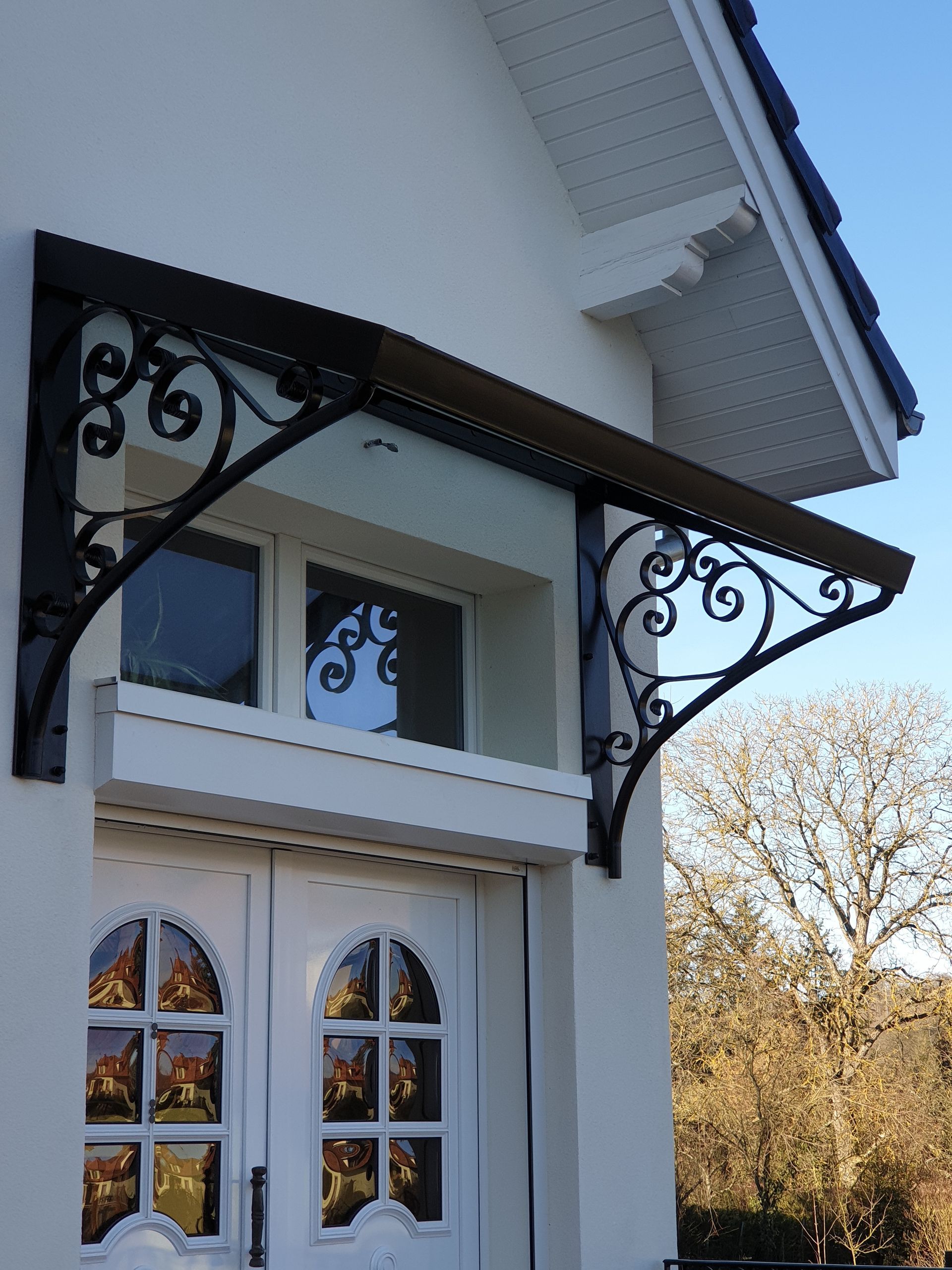 Marquise en fer forgé