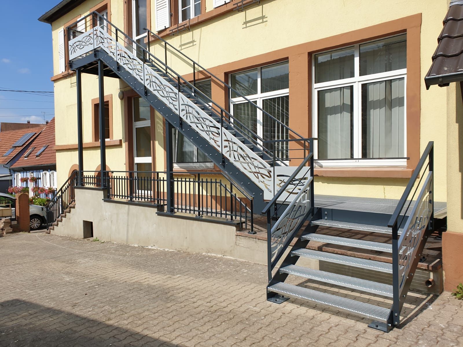 Escalier extérieur design