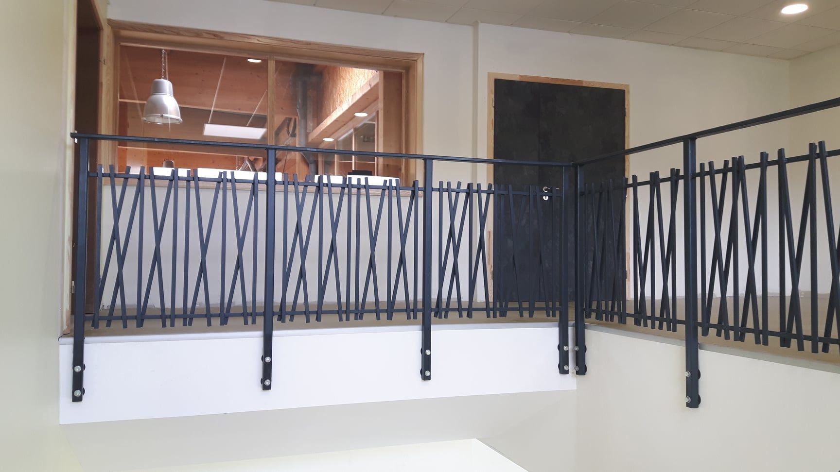 Garde-corps à l'étage d'une maison