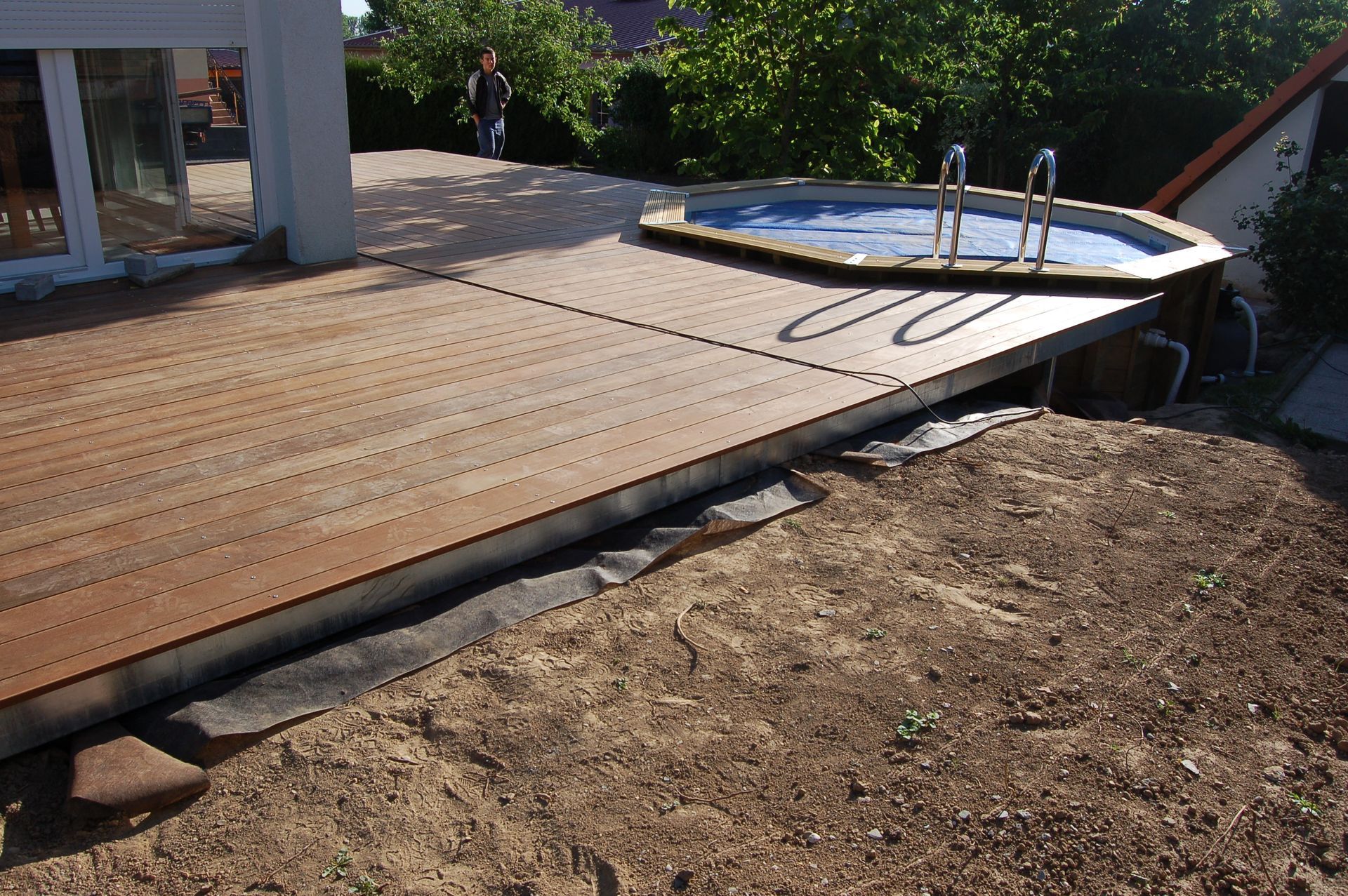 Terrasse avec jacuzzi