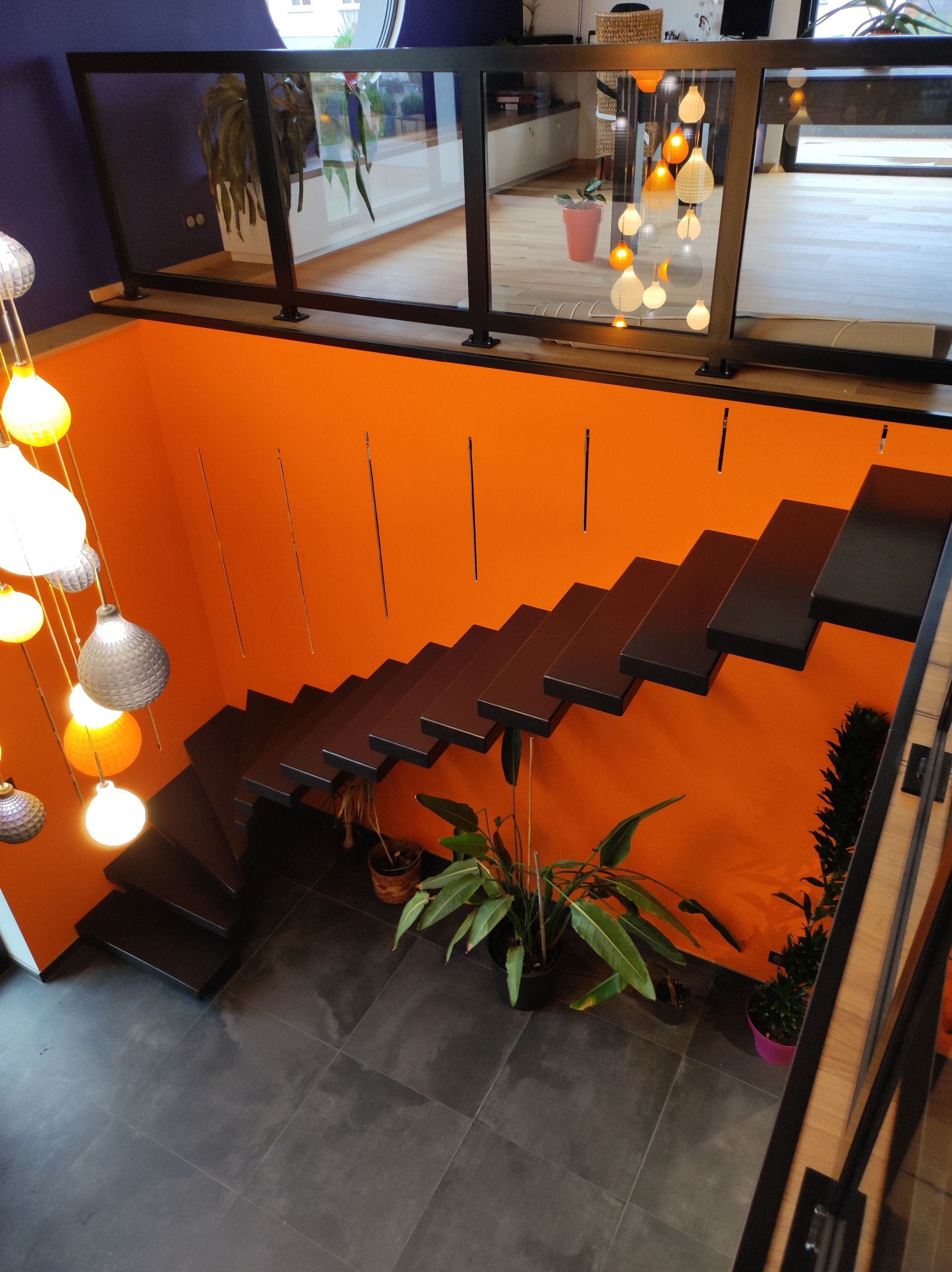 Escalier mural design