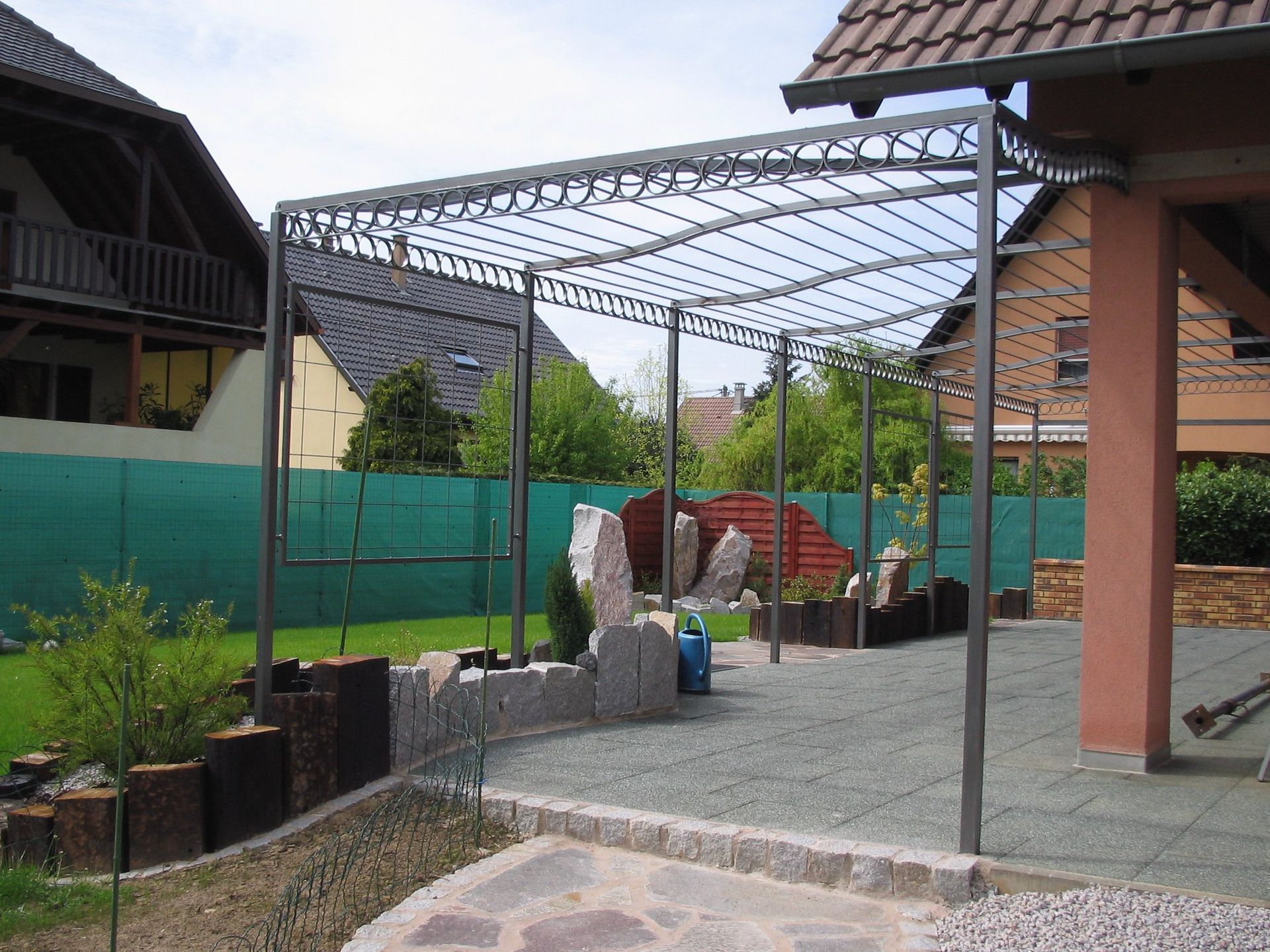 Pergola en fer forgé