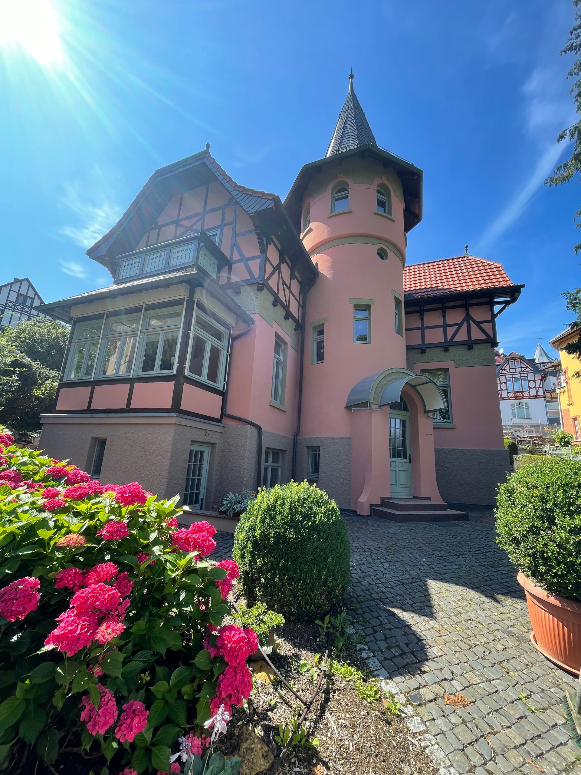 Fassadenensanierung einer Villa in Eisenach