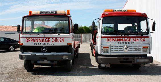 Dépannage, remorquage d'automobiles
