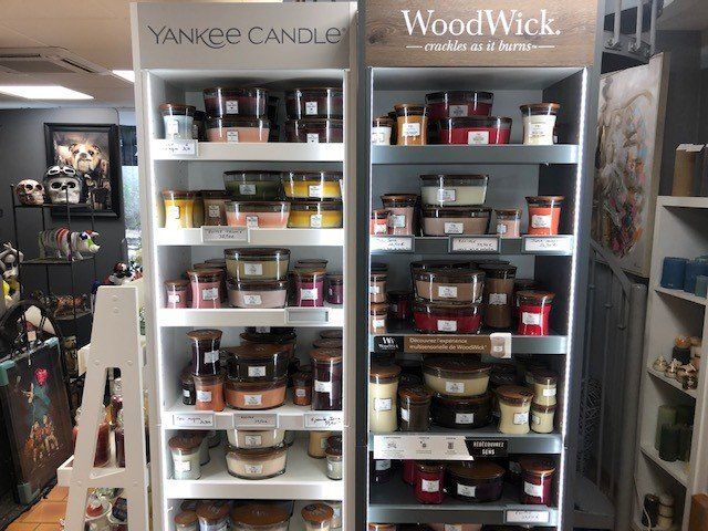 Bougies dans un rayon