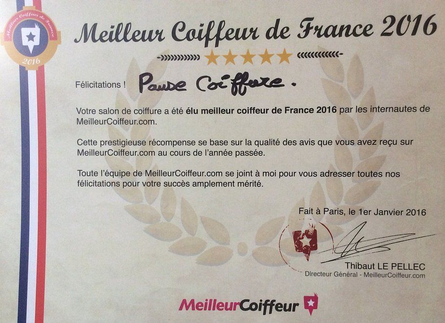 Meilleur coiffeur de France 2016