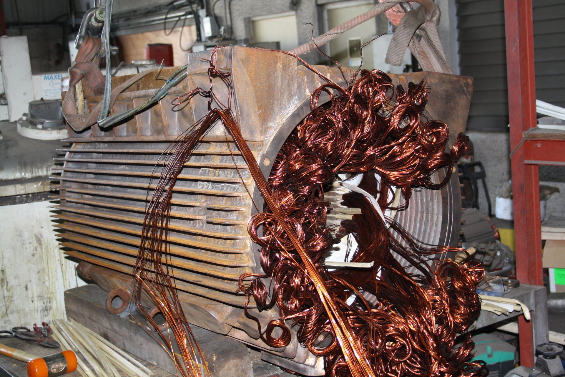 Rembobinage moteur 720 KW