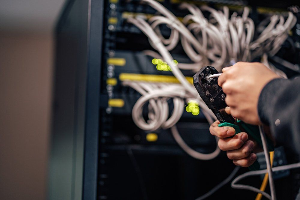 Installation d'un réseau par un professionnel
