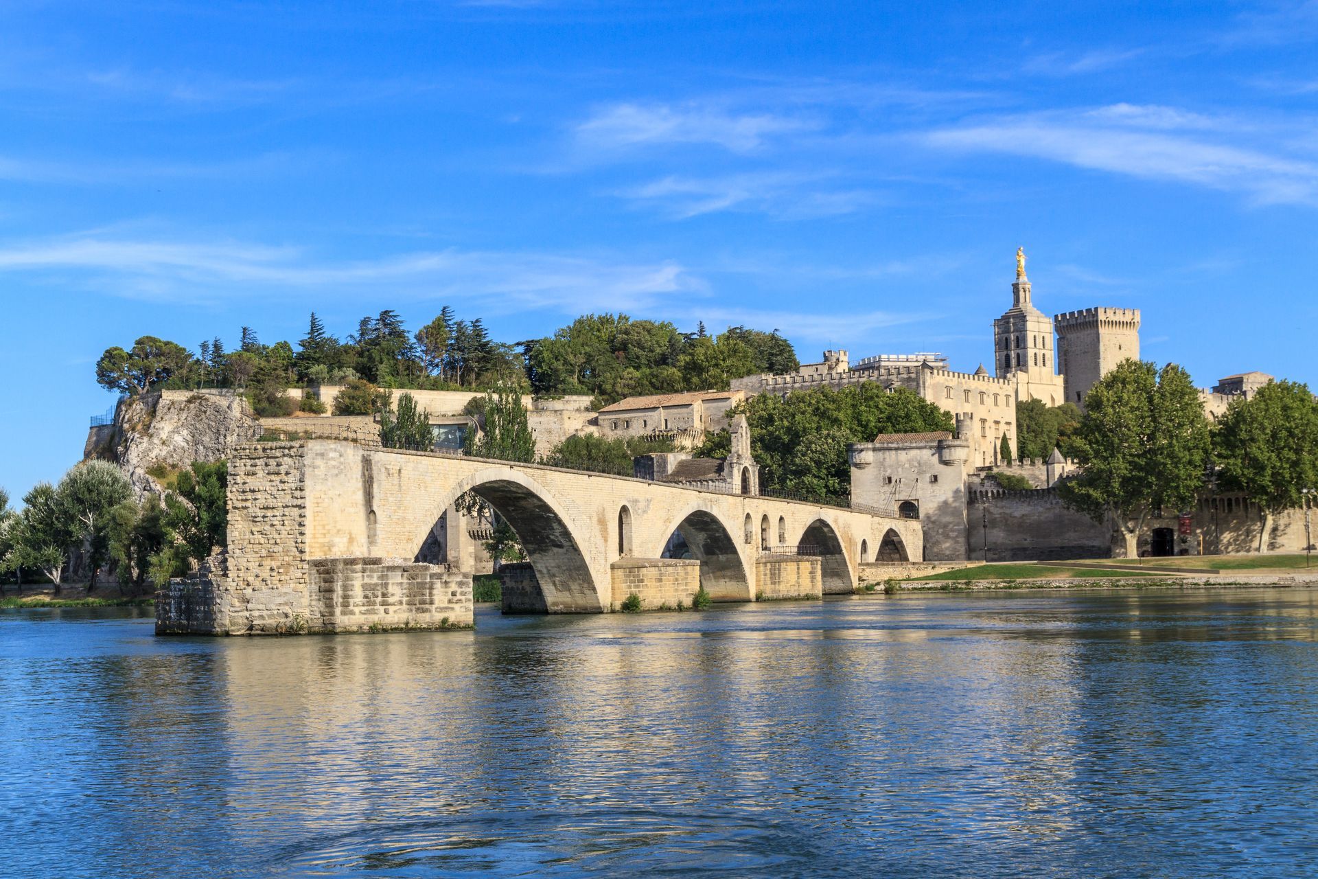 Vue de la ville Avignon