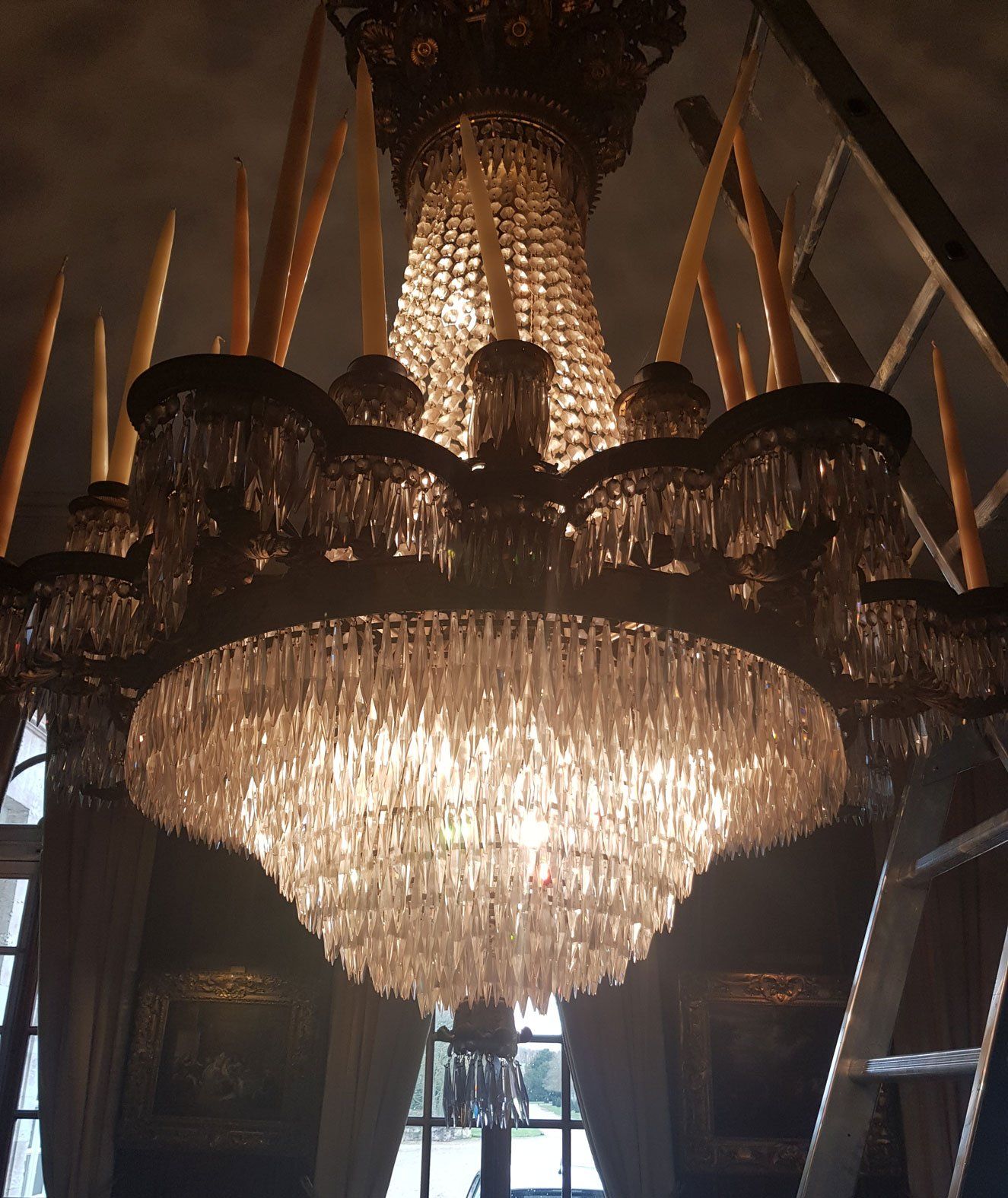 Lustre avant restauration