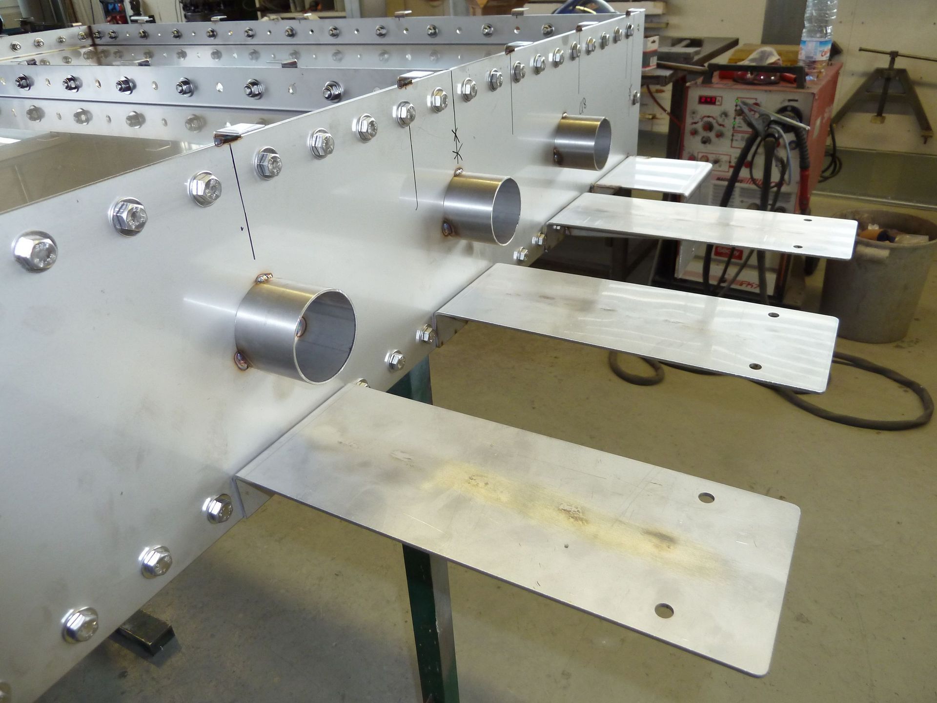 Trocknungsofen im Bau – Klopfenstein Spenglerei