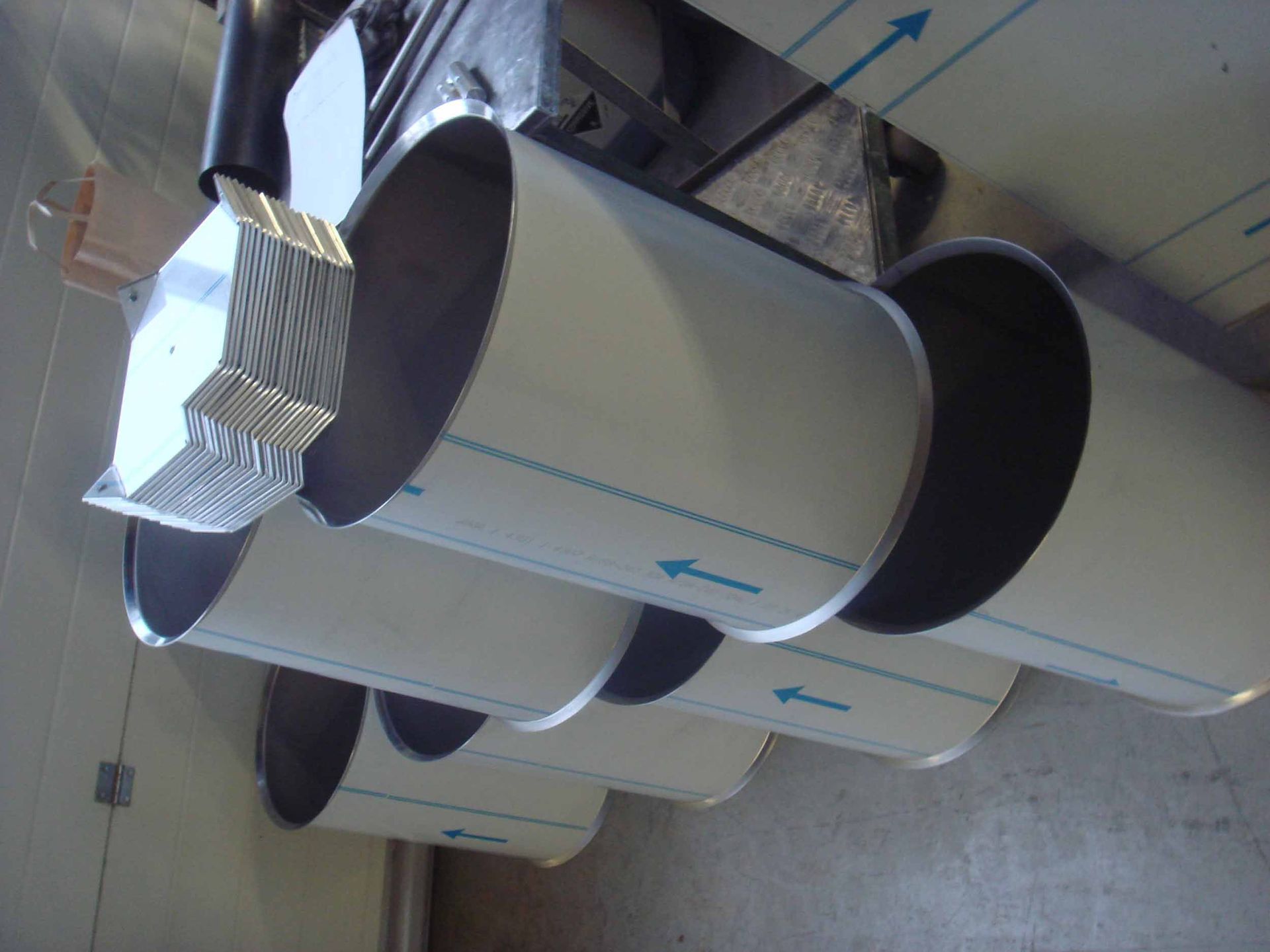 Aluminiumrohre gerundet – Klopfenstein Spenglerei