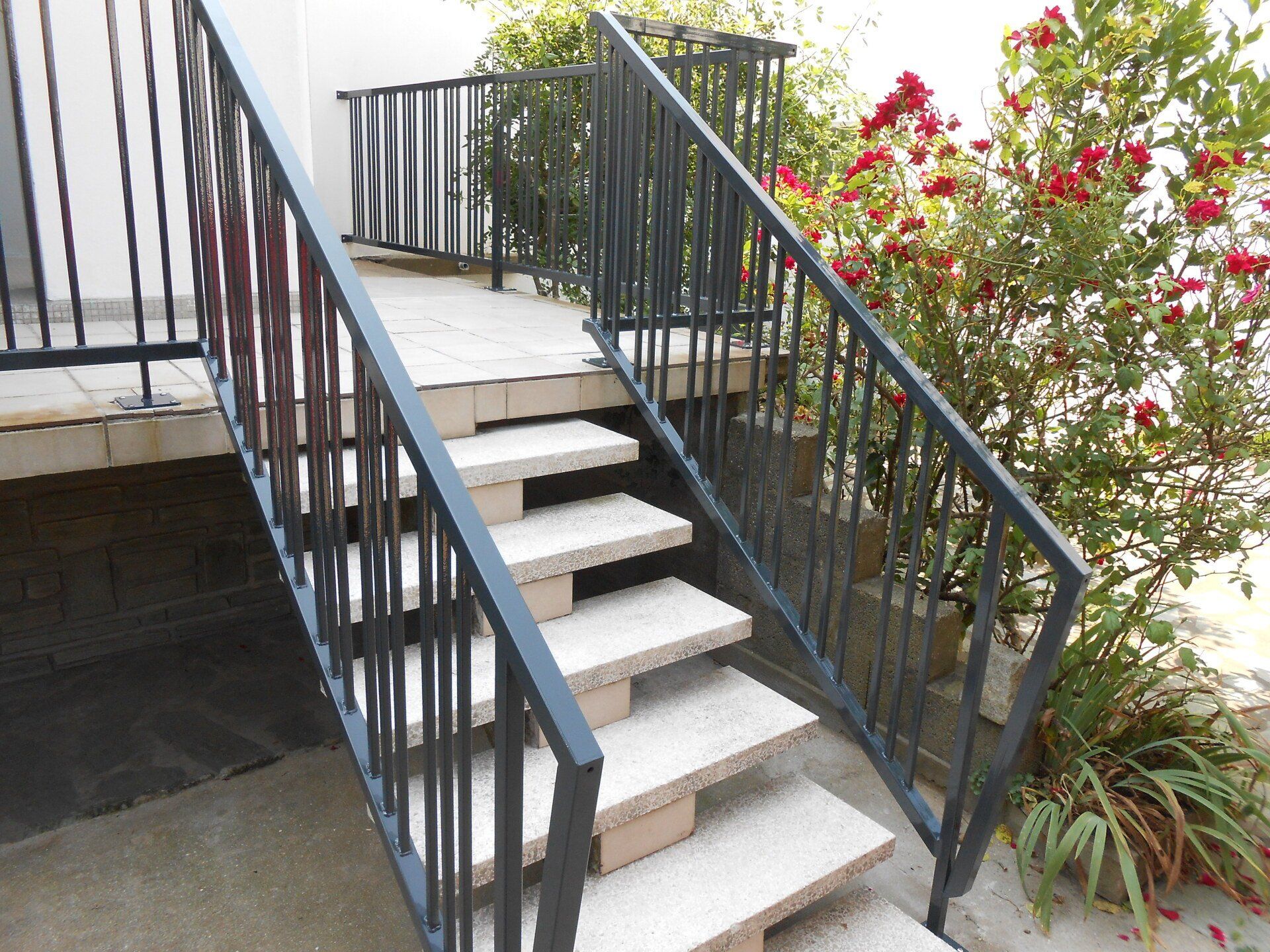 Escaliers et rembardes en métal