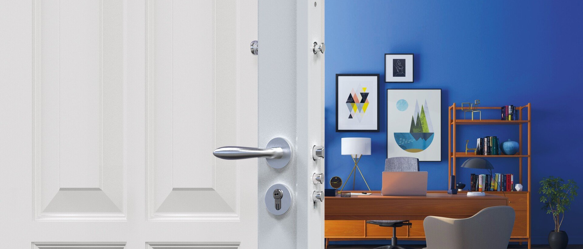 Serrure porte en multipoint