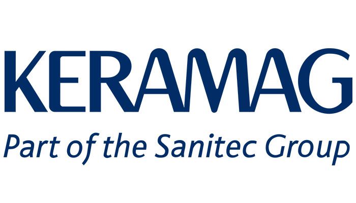 Das Logo von Keramag ist Teil der Sanitec-Gruppe.