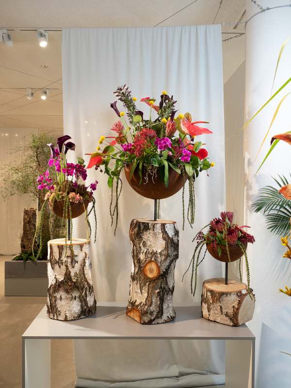 Kerstins Blumenladen mehrere Blumengestecke