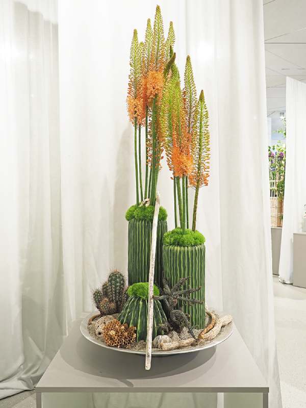 Kerstins Blumenladen Blumendeko in einem Teller