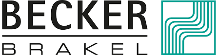 Auf weißem Hintergrund ist ein Logo von Becker Brakel abgebildet.