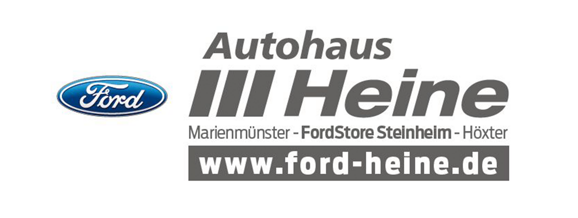 Ein Logo für ein Ford-Autohaus namens Autohaus III Heine