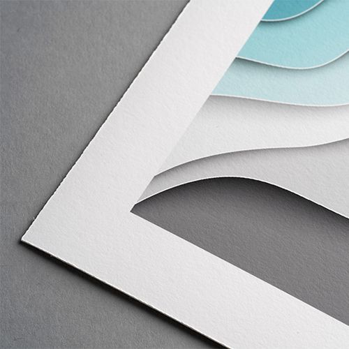 Un coin de feuille imprimée