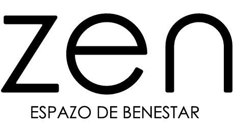 Black "zen" logo above "Espacio de Bienestar" in a clean sans-serif font.